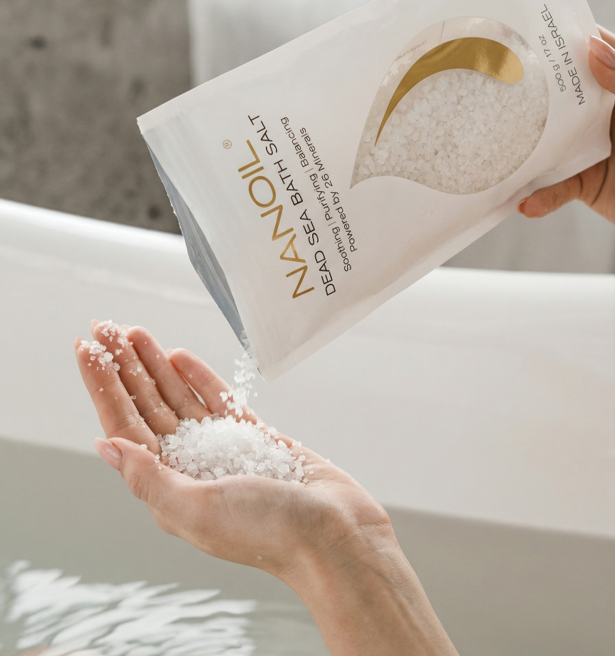 sel de bain relaxant nanoil